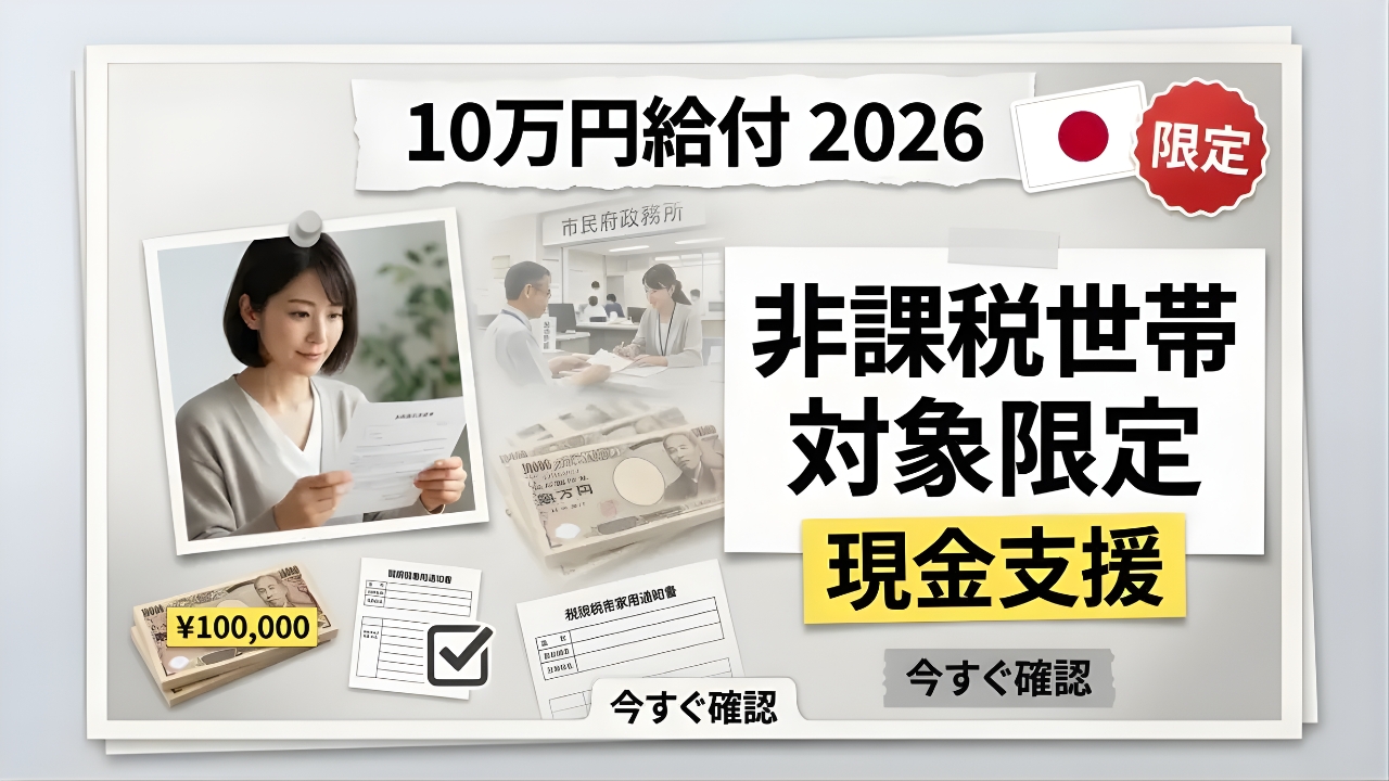 日本10万円給付2026