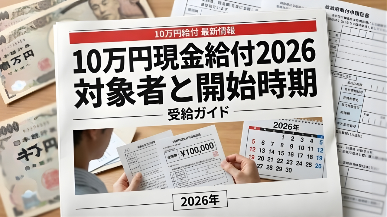 2026非課税10万円給付